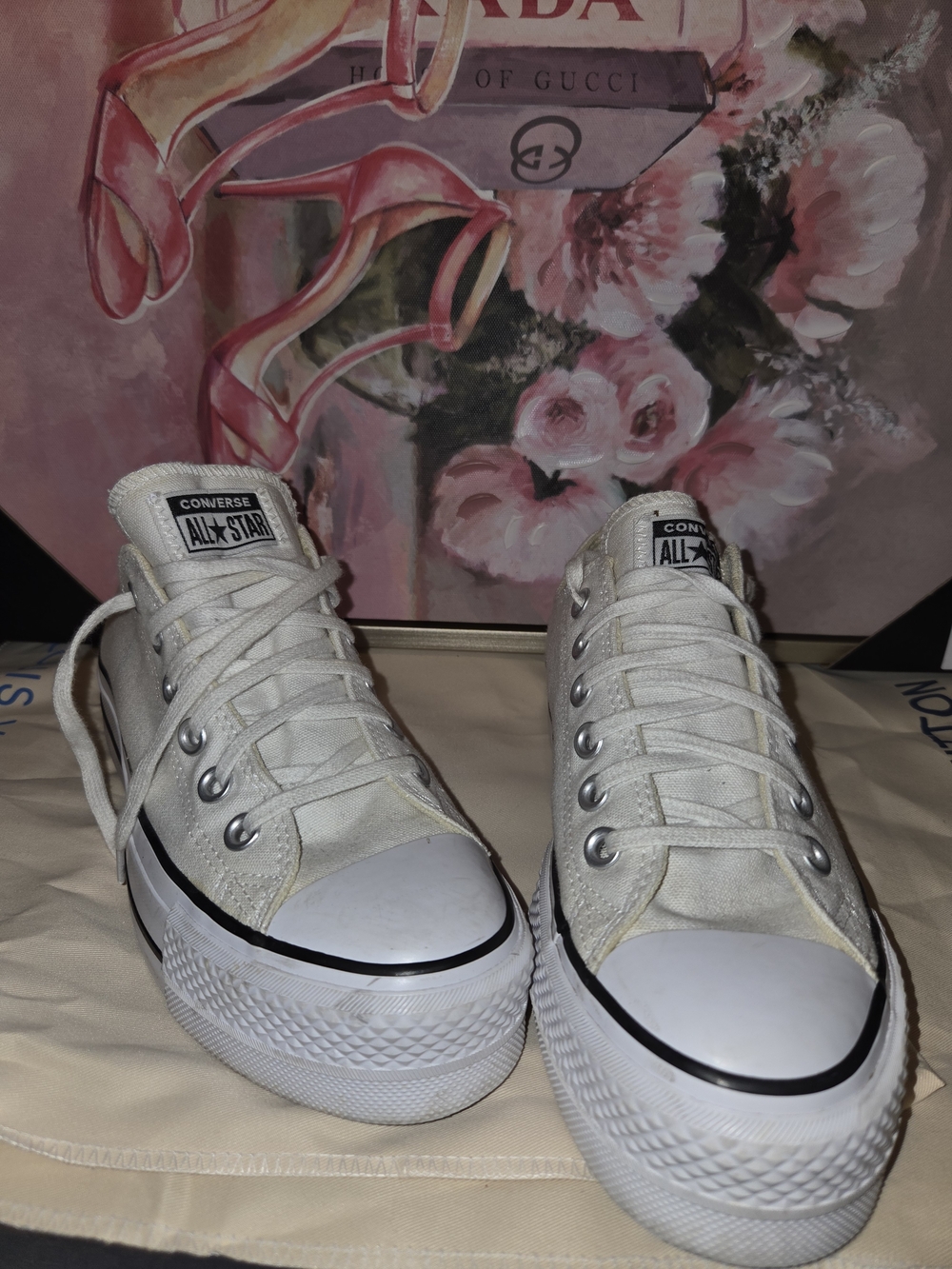 Converse Kids White Low Top All Star Sneakers